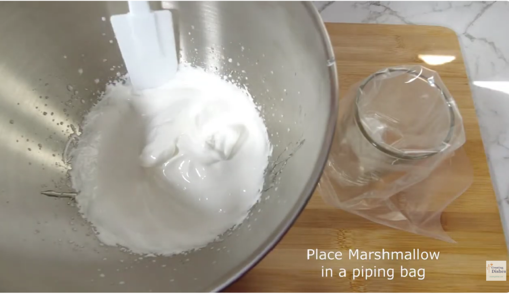 Whisk on high until the mixture is thick