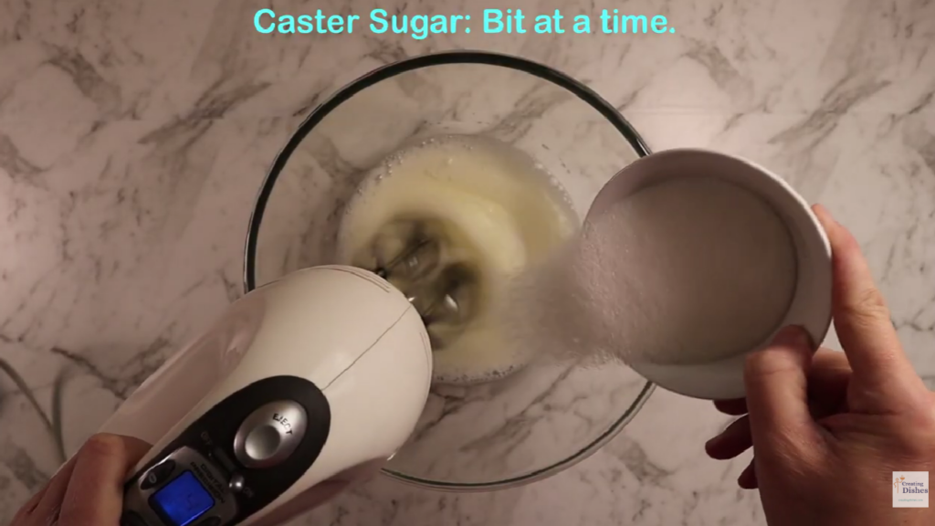 Double Vanilla & Almond Biscotti: egg whites and caster sugar