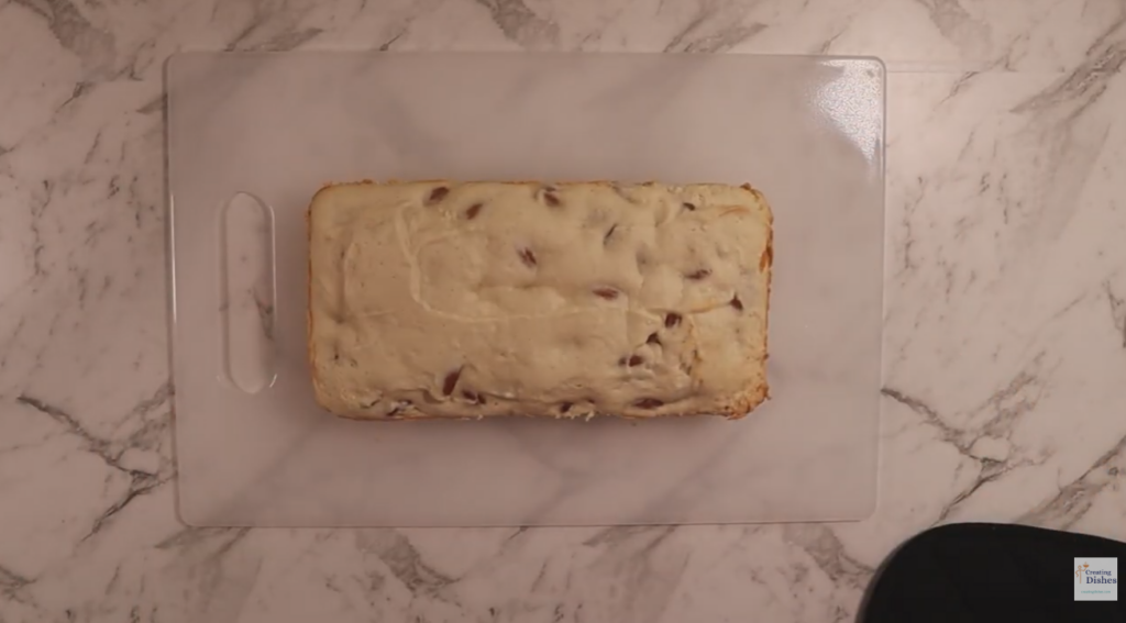 Double Vanilla & Almond Biscotti: cooked once, cooling.