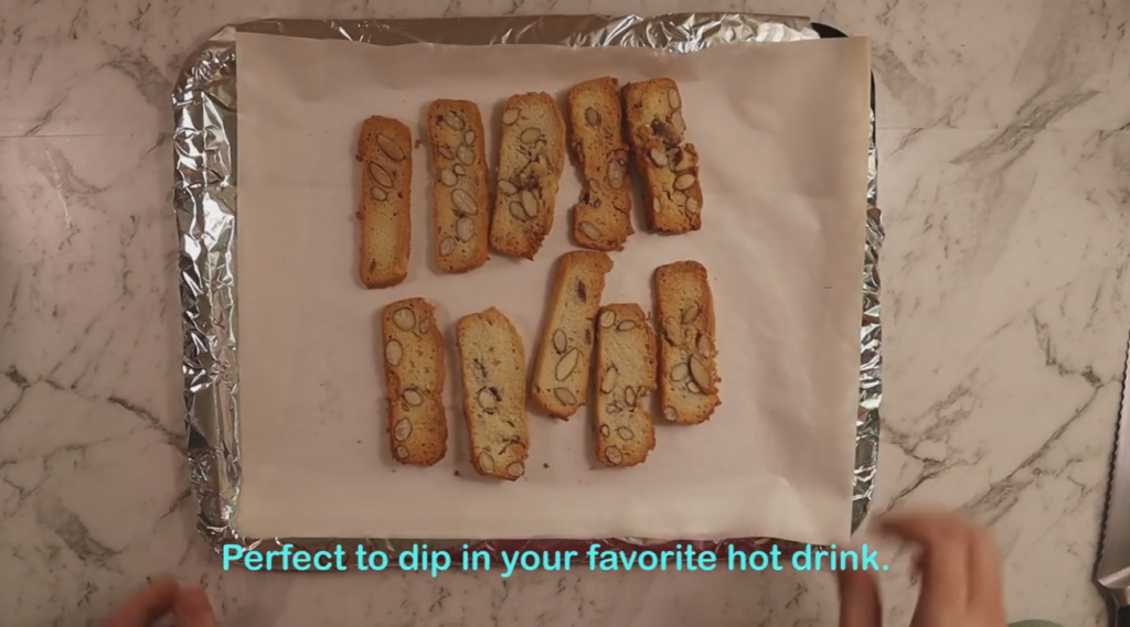 Double Vanilla & Almond Biscotti: after second bake