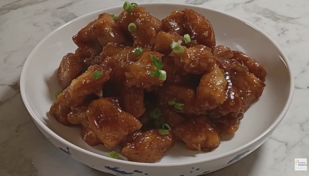 Sticky garlic lemon chicken